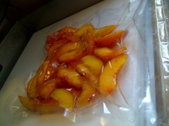 Compressed Peaches
