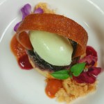 Cherry Upside Down Cake withThai Basil Gelato