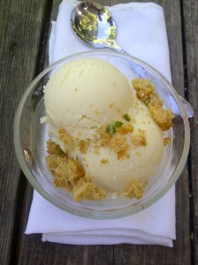 Sweet Corn-Lemon Thyme Gelato