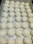 Parker House rolls before proofing.