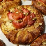 Scarlet Apple and Ricotta Cardamom Danish